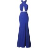 Fazadess Women's Criss-Cross Strap Pleated Formal Dress - sukienki - $65.99  ~ 56.68€