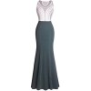 Fazadess Women's Formal Lace Sleeveless Evening Party Maxi Dress - Haljine - $52.99  ~ 45.51€