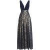 Fazadess Women's Junoesque Floral Print Graceful Lace Long Formal Evening Ball Gowns - Obleke - $65.99  ~ 56.68€