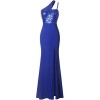 Fazadess Women's One Shoulder Sequin Side Split Splicing Evening Dress - Dresses - $69.99 