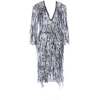 Feathered Dress - Obleke - 