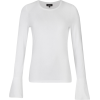 Feature Button Layering Top - Long sleeves t-shirts - £85.00 