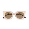 Fendi 0117/S Orchid Cat Eye Sunglasses LAQUT Pink & Peach / Tobacco Brown Lenses - Eyewear - $129.63  ~ ¥868.56