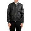 Fendi Men's Black 100% Leather Full Zip Bomber Jacket US M IT 50 - Outerwear - $2,199.99  ~ 13.975,60kn