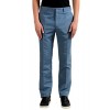 Fendi Men's Blue Flat Front Dress Pants - Spodnie - długie - $249.99  ~ 214.71€