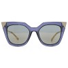 Fendi Structured Cateye Sunglasses 0060/S - 墨镜 - $189.99  ~ ¥1,273.00