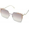 Fendi Sunglasses 0259/s 035J Pink With brown mirror gradient lens - Eyewear - $219.75 