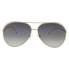 Fendi Women's FF0286/S FF/0286/S 8J5G/FQ Gold Fashion Pilot Sunglasses 63mm - Eyewear - $147.12  ~ ¥16,558