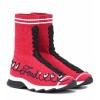 Fendi Embroidered high-top sneakers - Boots - 