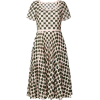 Fendi Geometric print flared dress - Vestidos - 