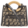 Fendi Runaway FF raffia tote bag - ハンドバッグ - 