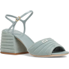 Fendi SLINGBACKS Light blue suede sandal - Sandals - 