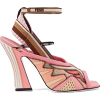 Fendi Sandals in Pink Technical Mesh - 凉鞋 - 