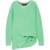  Fern asymmetric cotton sweater - Maglioni - 
