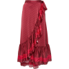 Figue Aurora Ruffle Midi Skirt - Suknje - 