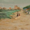 Figures at the Beach Seascape Painting - Items - 