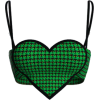 Finesse green houndstooth - Рубашки - короткие - 