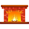 Fireplace - イラスト - 