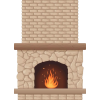 Fireplace - Illustraciones - 