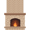 Fireplace - イラスト - 