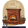 Fireplace - Illustrations - 