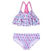 Firpearl Girl's Two Piece Swimsuit Floral Bikini Set Flounce Bathing Suit - Kostiumy kąpielowe - $29.99  ~ 25.76€