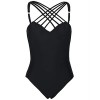 Firpearl Women's One Piece Swimsuit Front Crisscross Bathing Suit Monokini - Badeanzüge - $9.99  ~ 8.58€