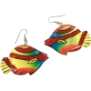 Fish-Earrings-Kitschy-Huge-Vintage-Earri - Uhani - 