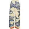 Fish print pants - Calças capri - 