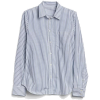 Fitted Boyfriend Stripe Shirt in Poplin - Camisa - longa - 