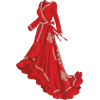 Flamenco Dress – The J. Peterman Company - ワンピース・ドレス - 
