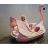 Flamingo boat on a lake - Vehículos - 