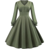Flared Vintage Dress 2 - sukienki - 