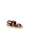 Flat Espadrille Sandals with Adjustable Ankle Buckle - サンダル - $14.99  ~ ¥1,687