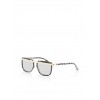 Flat Metallic Top Bar Sunglasses - Sonnenbrillen - $5.99  ~ 5.14€