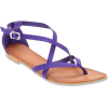 Flat Purple - Sandale - 