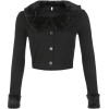Fleece stitching button T-shirt top sing - Majice - kratke - $27.99  ~ 24.04€