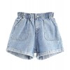 Floerns Womens' Elastic Waist Summer Denim Shorts Jeans - Hlače - kratke - $17.99  ~ 15.45€