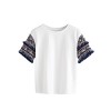 Floerns Women's Fringe Short Sleeve Cute Casual T-Shirt Tops - Top - $16.99  ~ 107,93kn