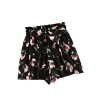 Floerns Women's Tie Bow Floral Print Summer Beach Elastic Shorts - Shorts - $16.99 
