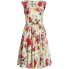 Floral-print boat-neck dress D&G - S2018 - sukienki - £1,100.00  ~ 1,243.11€