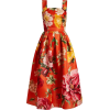 Floral-print square-neck dress - Dresses - $2,300.00 