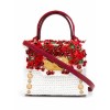 Floral Embellished Tote - Hand bag - 