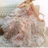 Floral Embroidery Tulle Lace Fabric for - Kleider - 