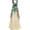 Floral Gown - sukienki - 