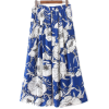 Floral Pocket Cropped Pants - Spodnie Capri - 