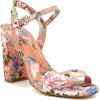Floral Print Block Heel Dress Sandals - Sandals - 