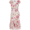 Floral Print Dress - sukienki - 
