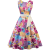 Floral Print Dress - Obleke - $32.00  ~ 27.48€