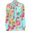 Floral Printed Silk Shirt - Gucci - Long sleeves shirts - 